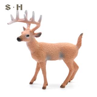 Simulation Deer White-Tailed Reindeer Mini PVC