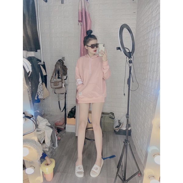 Áo hoodies nỉ da cá Thom’s 3m túi trước logo