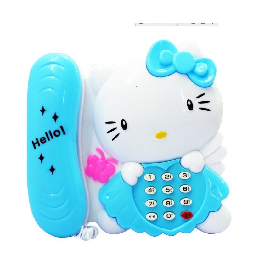 [Giá Rẻ]Đồ chơi điện thoại bàn mèo kitty