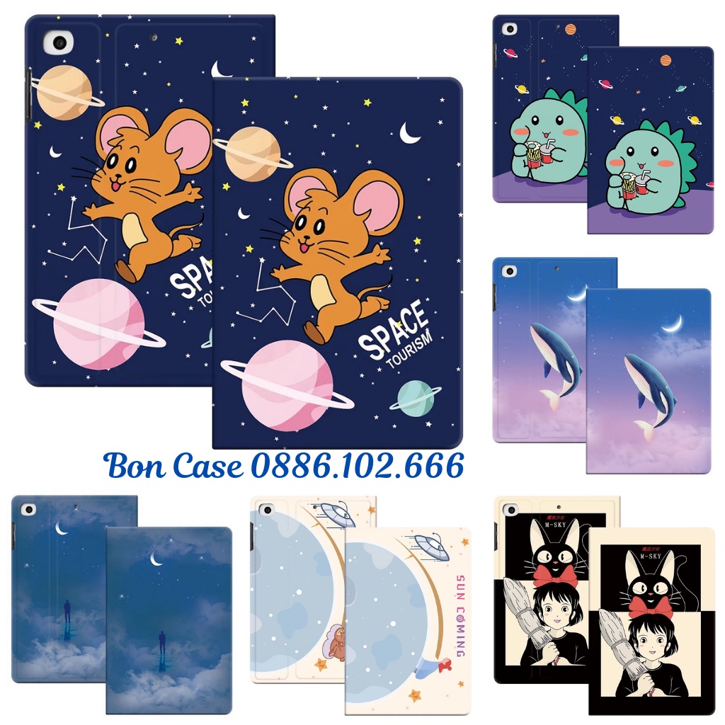 Ốp ipad silicon Chuột vũ trụ cute ốp ipad Air 4 -Pro 11-9.7-10.5 -Gen 5-6-7-8-9 -Air 1-2-3...BON CASE