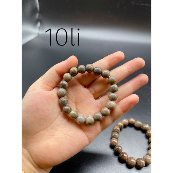 Vòng Tay Gỗ Hoá Thạch Phong Thuỷ Tự Nhiên