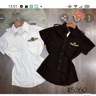 Áo sơ mi cơ trưởng phôm chuẩn cực ngầu