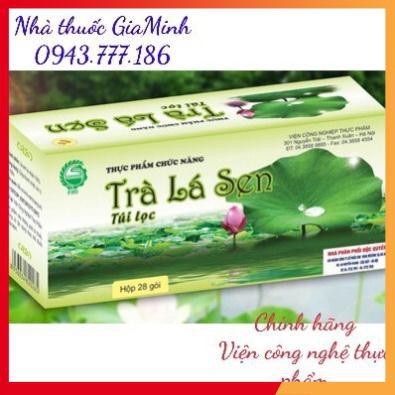 Trà lá sen FiRi - Viện công nghệ thực phẩm - Thanh nhiệt, giảm béo, giảm gan nhiễm mỡ, máu nhiễm mỡ, ngủ ngon