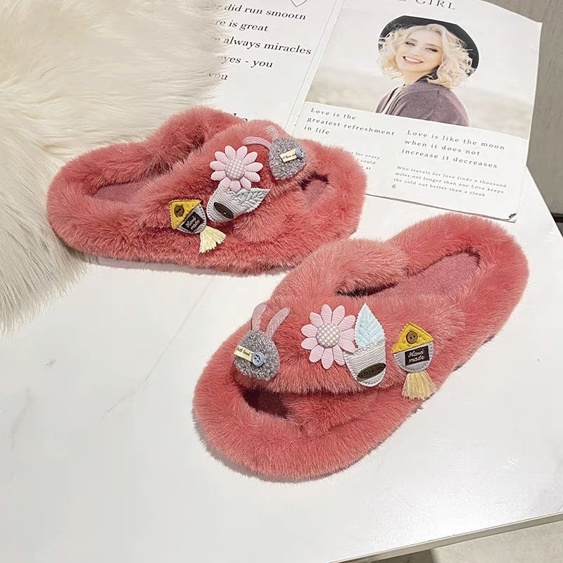 Dép lông mang trong nhà cho nữ . hàng cao cấp