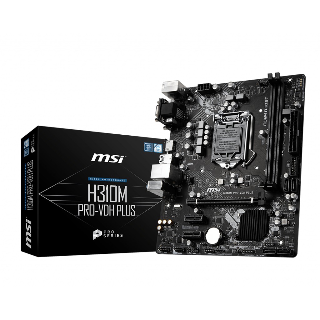 Bo Mạch Chủ Mainboard MSI H310M PRO-VDH PLUS - Hàng Chính Hãng