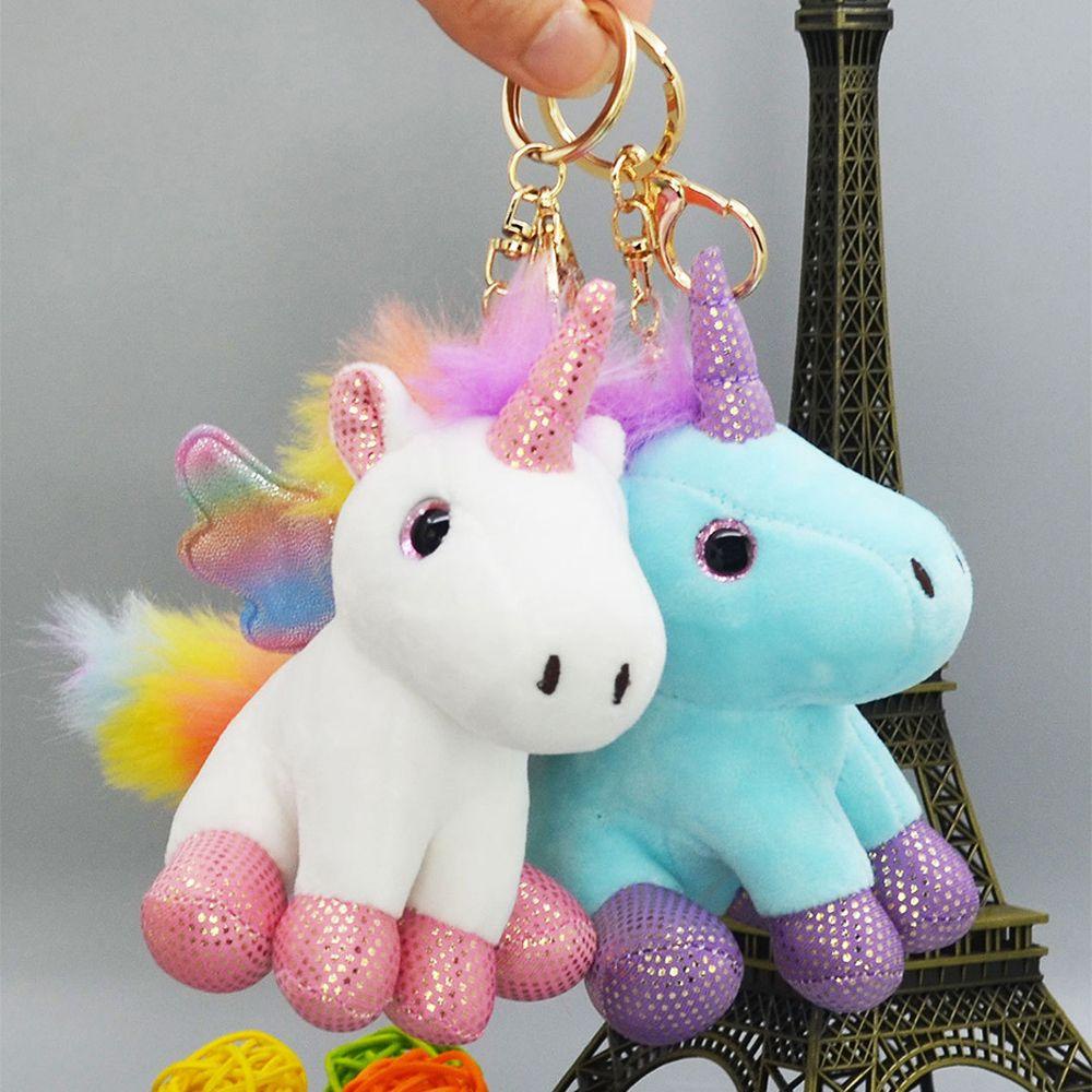 DARNELL Móc Khóa Kỳ Lân Nhồi Bông Màu Sắc Ngọt Ngào Dễ Thương