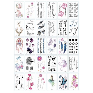 Combo 30 tấm Hình xăm dán Mini