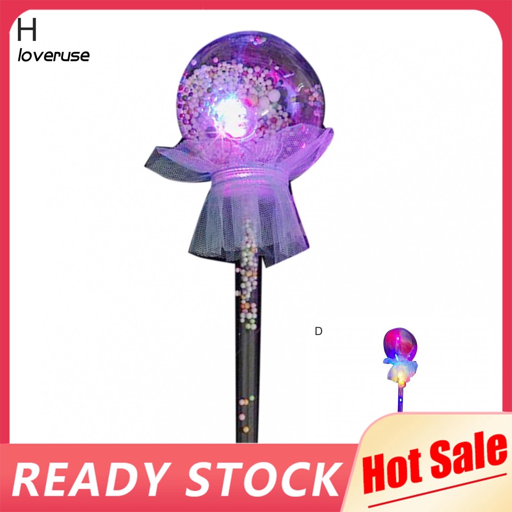 Đồ chơi đũa quả cầu phát sáng bằng nhựa làm quà tặng sinh nhật Giáng sinh cho trẻ em