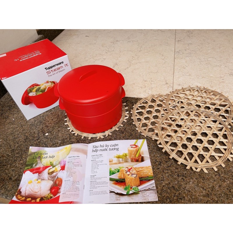 Xửng hấp 1 2 3 tầng steam it Tupperware