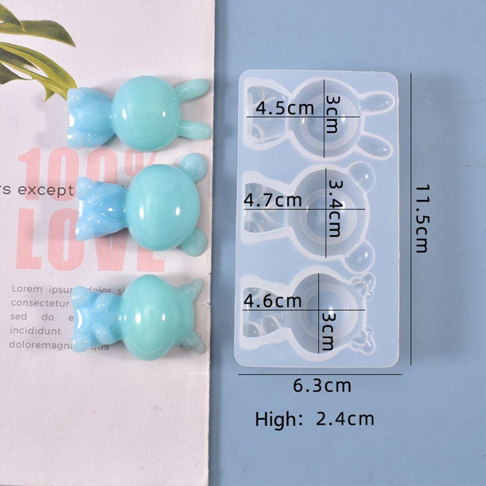 Khuôn Silicone Làm Trang Sức Hình Gấu Dễ Thương