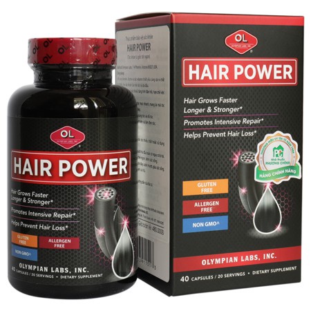 Viên Uống Giúp Giảm Gãy Rụng, Kích Thích Tóc Mọc Hiệu Quả Olympian Labs Hair Power