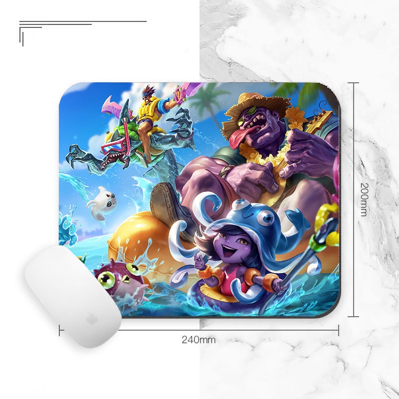 Miếng lót chuột IN HÌNH League of Legends Liên minh huyền thoại game chibi tiện lợi xinh xắn