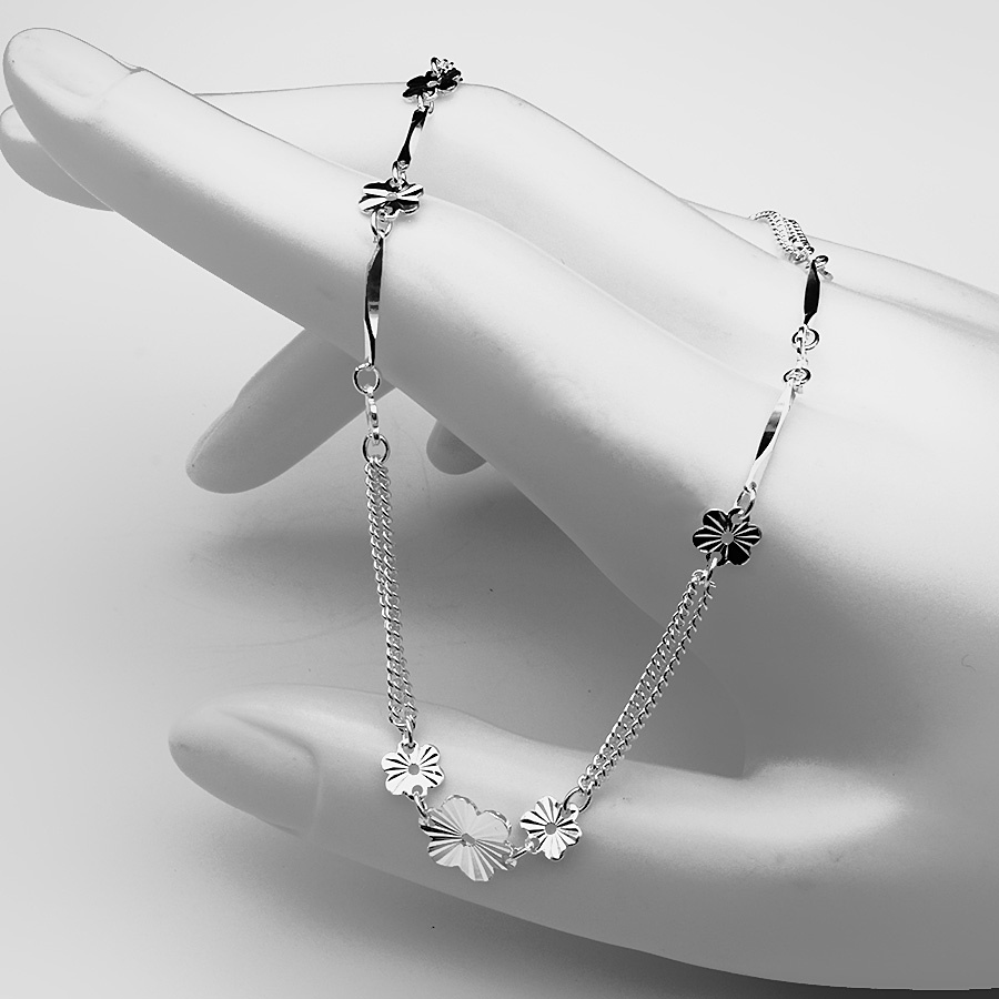 Lắc Chân Nữ Bạc Hiểu Minh LC009 Bạc Ta Bảo Hành Vĩnh Viễn | BigBuy360 - bigbuy360.vn