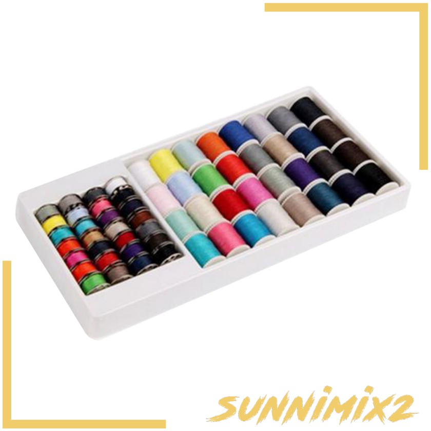 Set 60 Cuộn Chỉ POLYESTER Nhiều Màu Sắc Cho Máy May