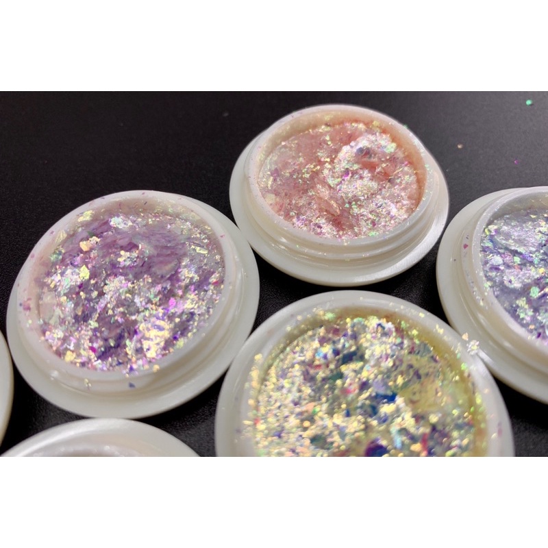 Set nhũ khổng tước 6 màu siêu sáng