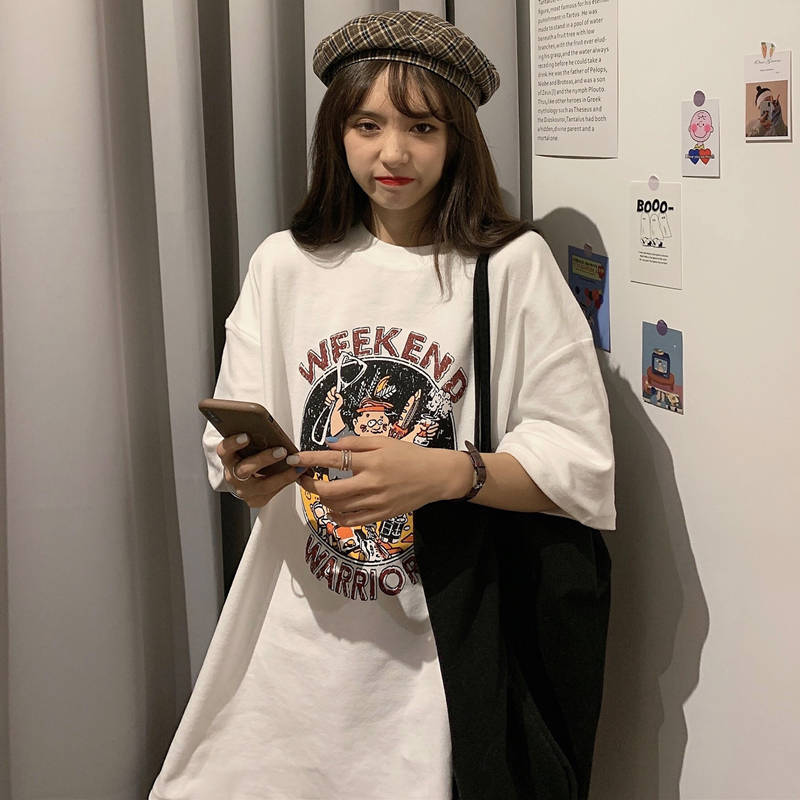 NRVP Áo Thun Nữ Cổ Tròn Tay Ngắn Thời Trang 2021