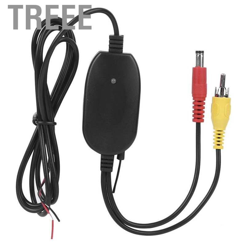 Bộ Thu Phát Tín Hiệu Không Dây Treee 2.4g Rca Cho Gương Chiếu Hậu Xe Hơi