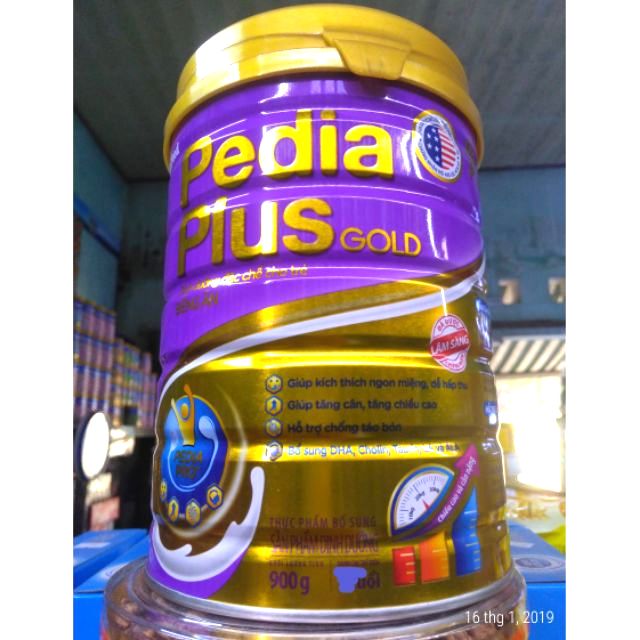 Sữa Pedia Plus Gold 900g