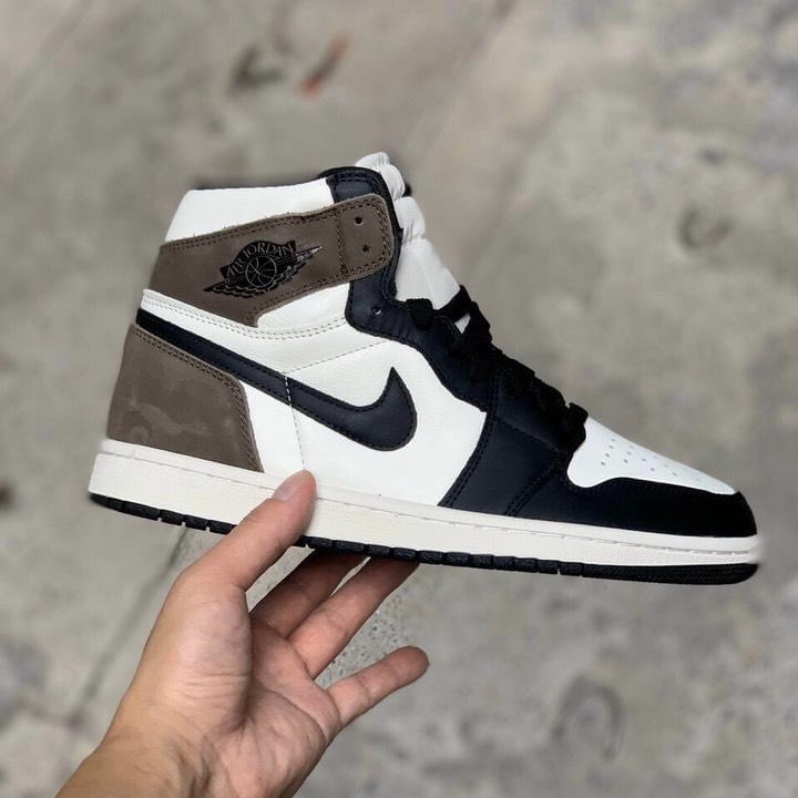Giày Sneaker Jordan 1 Nâu Cao Cổ, Giày JD1 Gót Nâu Cao Cổ Nam Nữ mới nhất 2022 Full Box Bill