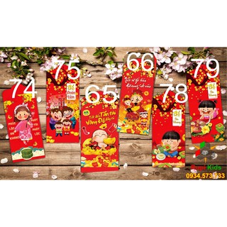 Combo 50 bao 💥 Lì xì tết 2022 💥 [CAO CẤP - SIÊU RẺ] - Giấy Bóng