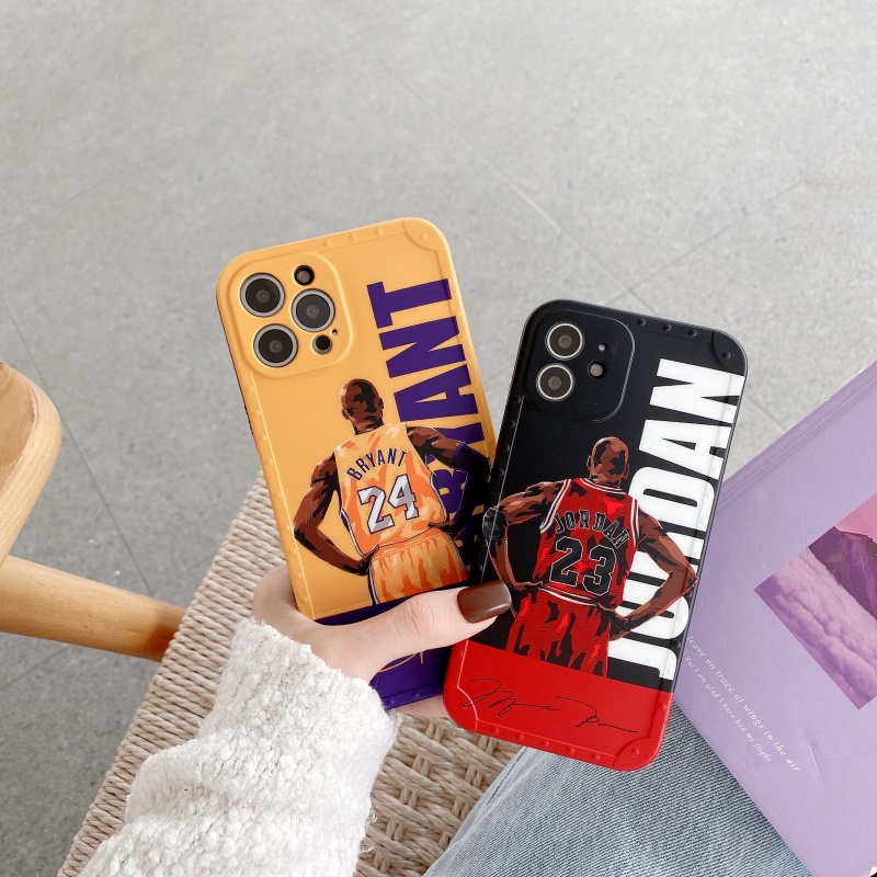 Ốp Điện Thoại Silicone Chống Sốc In Hình Bóng Rổ Cho iPhone 14 13 12 11 Pro Max Xs XR X Xs Max 8 7 Plus