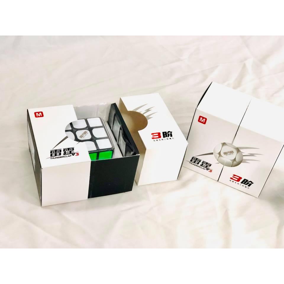 Rubik Qiyi Thunderclap V3 Nam Châm Từ Tính - Cao Cấp ( Quay Nhanh, Mượt, Bẻ Góc Cực Tốt)