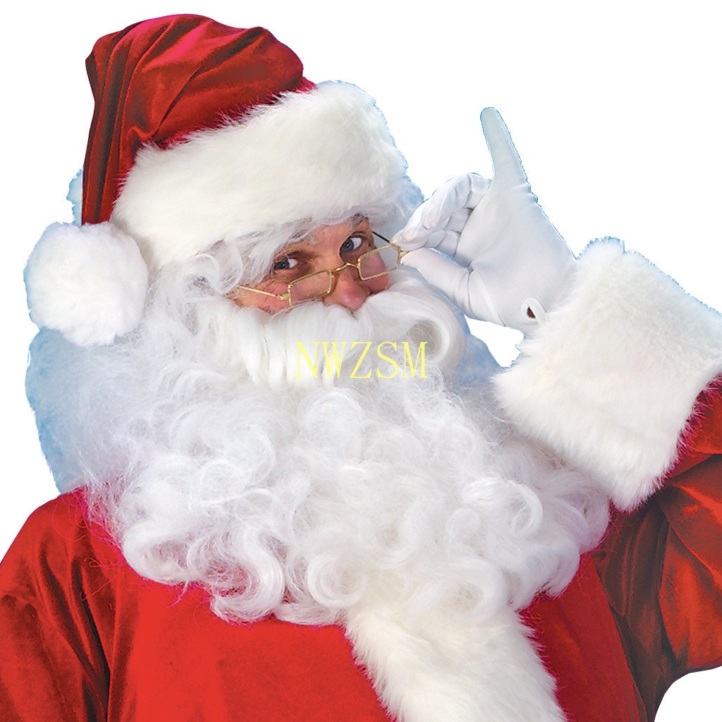 Set 5 Bộ Đồ Hóa Trang Ông Già Noel Bằng Da Cho Người Lớn
