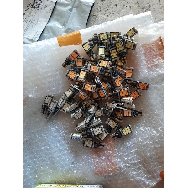 Bóng LED demi xi nhan báo số chân T10 T15