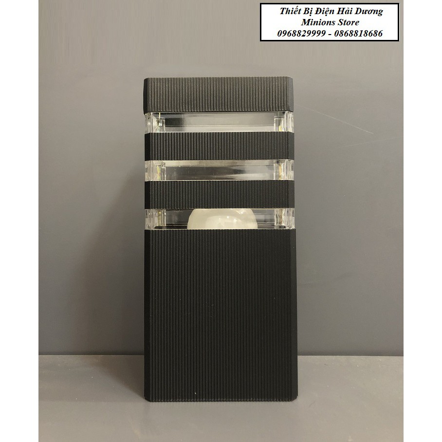 Đèn tường Atimol 1 Đầu Đui E27 3358/1 - Gắn trụ cổng sân vườn cầu thang sang trọng - Hợp kim Nhôm Chống rỉ ô xi hóa