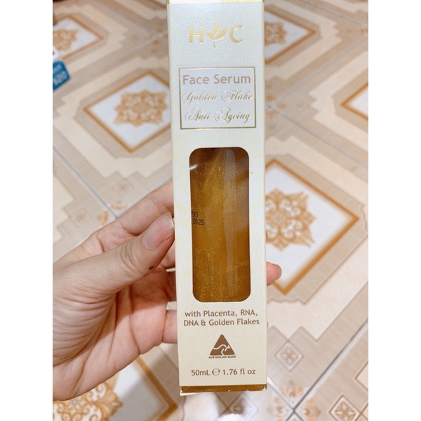 serum vàng face serum HC golden flake anti Úc