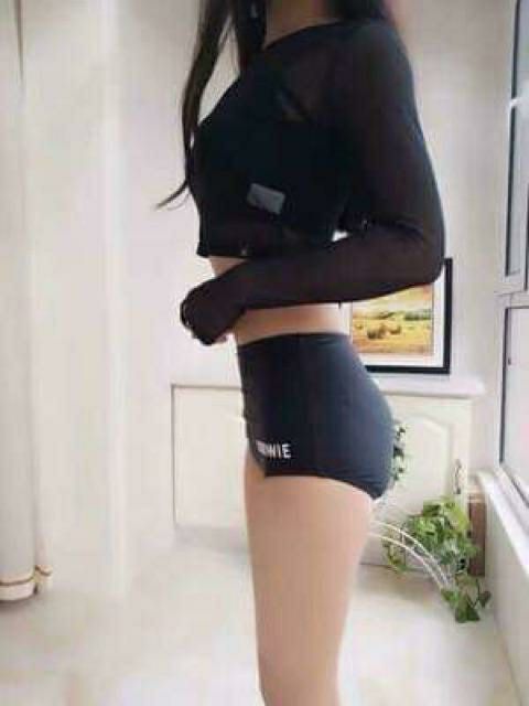 Bikini đi biển 3 mảnh, áo croptop quần cạp cao, hot hit | BigBuy360 - bigbuy360.vn