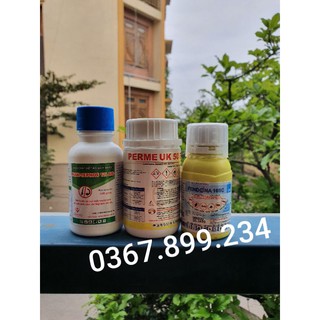 Combo thuốc diệt muỗi: hantephos 100gr - perme uk 50ec 100ml- fendona 10sc 50ml