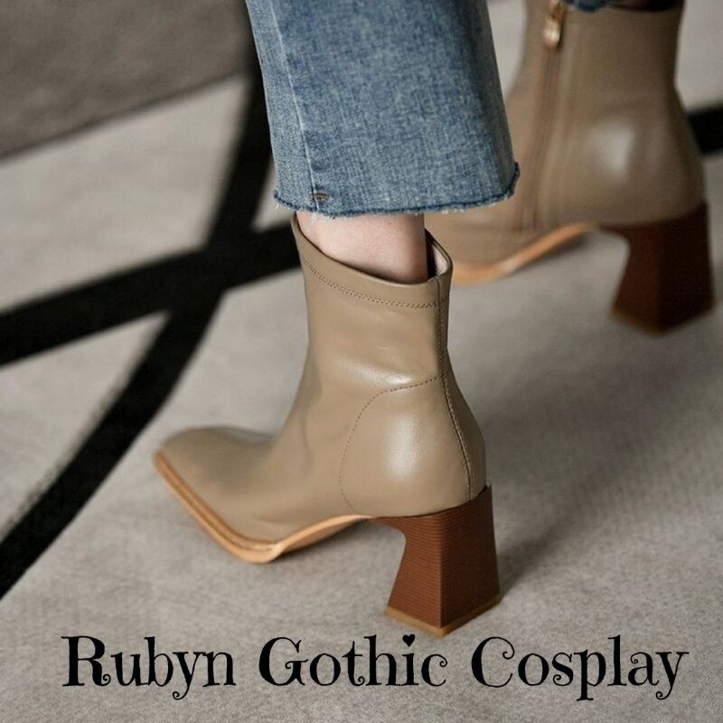 [HOT]  Giày Boots Cao Gót Thu Đông hot trend ( Size 34 - 39 )