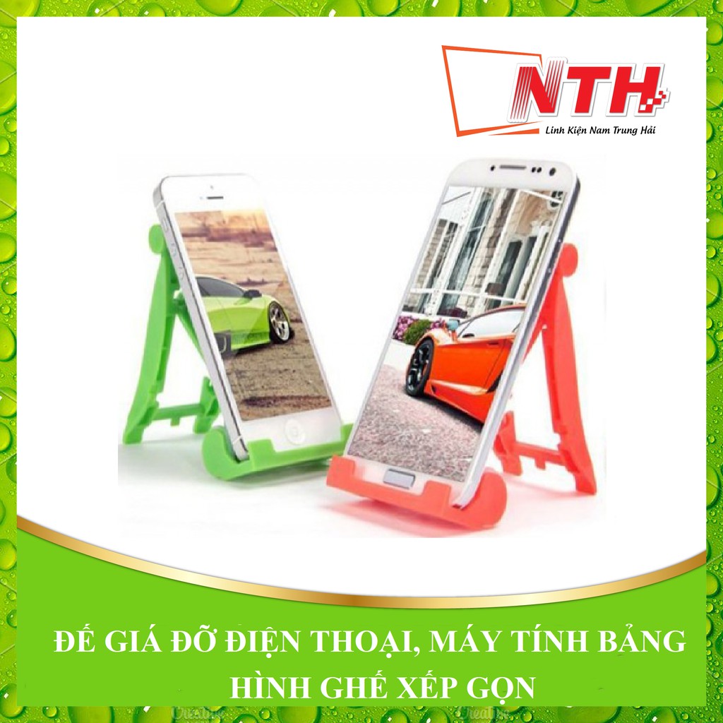 ĐẾ GIÁ ĐỠ ĐIỆN THOẠI, MÁY TÍNH BẢNG HÌNH GHẾ XẾP GỌN