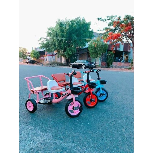 Xe xích lô , xe đạp đôi