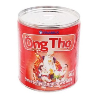 Ngocduyshop - Sữa ông thọ 380g - Đỏ thường và trắng có nắp bật