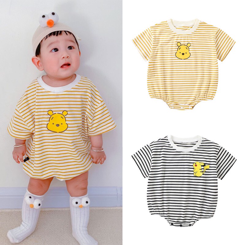 Bodysuit cho bé, áo liền quần bé trai, bé gái sơ sinh.6 tháng, 1 tuổi, 2 tuổi vải thun cotton thấm hút mồ hôi, mềm mịn.