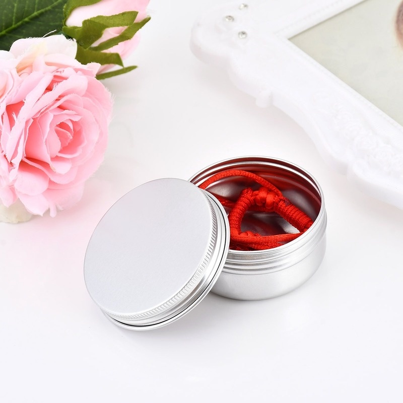 Hũ Thiếc Nhôm Rỗng Tròn 50Ml Đựng Mỹ Phẩm DIY Có Nắp Vặn Tiện Lợi CR1