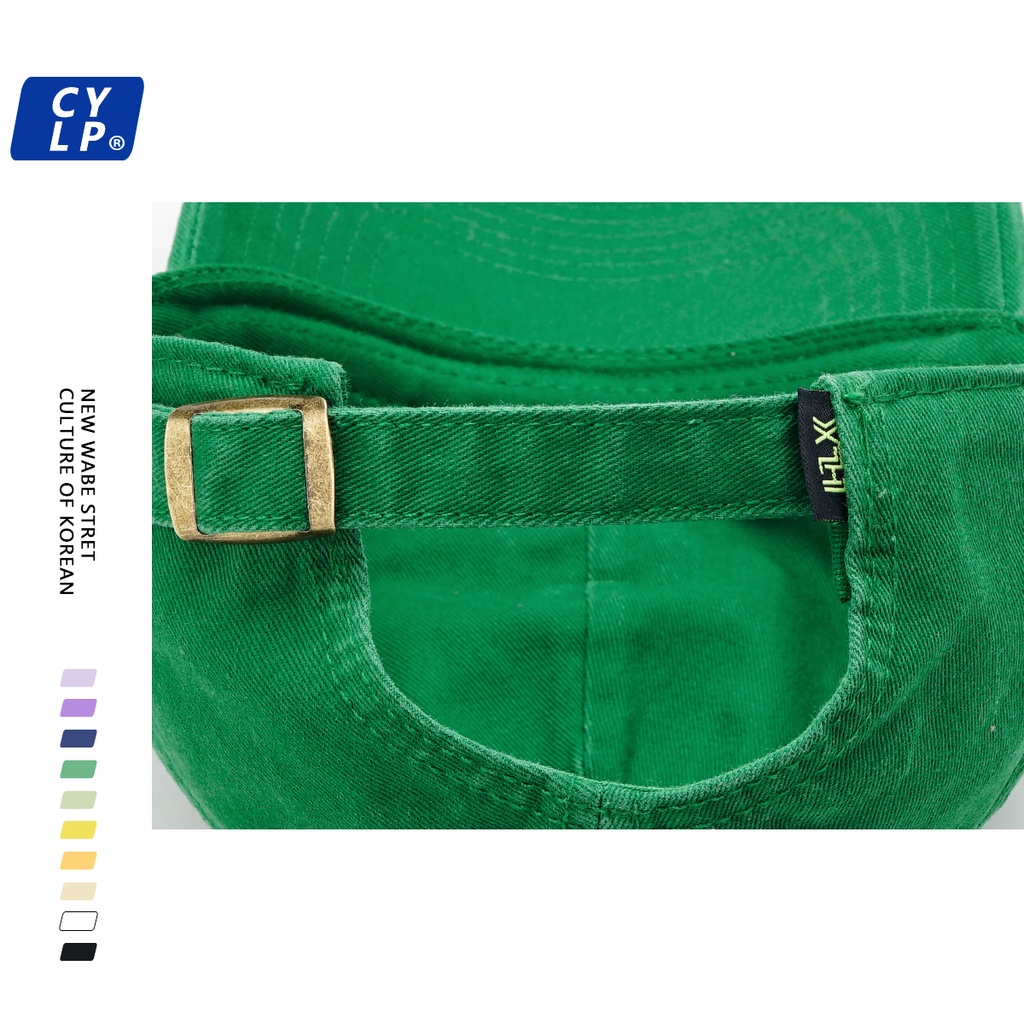 Mũ Lưỡi Trai Cotton Mềm Thêu Chữ Phong Cách Hàn Quốc Cho Nữ
