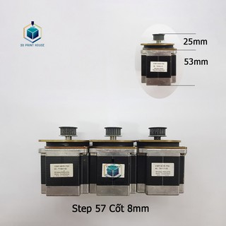 Động Cơ Bước - Step Nema 23 (Size 57) Cốt 8mm