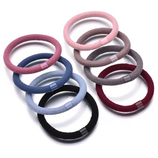 SET 3 dây chun cột tóc co giãn kiểu dây thừng nhiều màu dễ thương rẻ đẹp