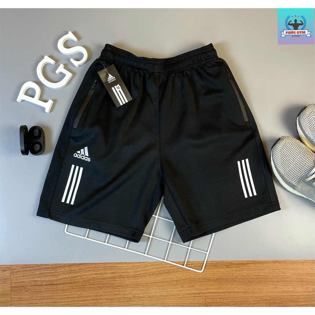 Quần Short Thề Thao, Gym Adidas 3 Sọc Nam [Ảnh Thật] - 2021 - Phúc Gym Store