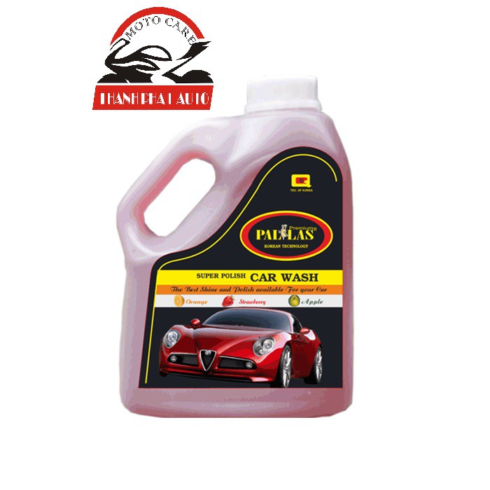 Dung dịch nước rửa xe siêu bóng Pallas wax Super Polish/1.5l