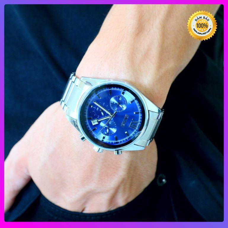 Đồng hồ nam skmei chính hãng chạy full 6 kim (tặng kèm hộp , pin và phụ kiện thâu dây) | BigBuy360 - bigbuy360.vn