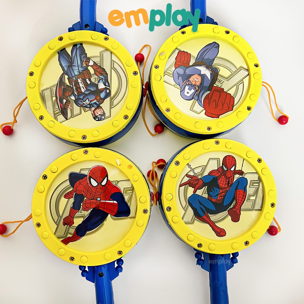 Đồ chơi trống lắc cao cấp Emplay cho bé vui chơi thỏa thích, đồ chơi giáo dục chất liệu nhựa ABS an toàn