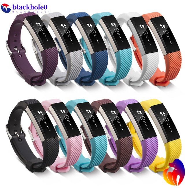 Dây đeo thay thế chất liệu silicon màu trơn cho Fitbit Alta Hr