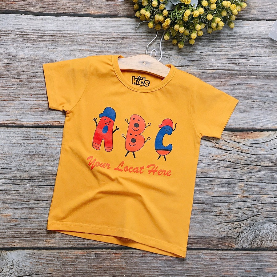 MA016 áo thun bé trai ,quần áo trẻ em hình  họa tiết đa dạng (Size 18-46kg) chất vải 100% cotton RZM2