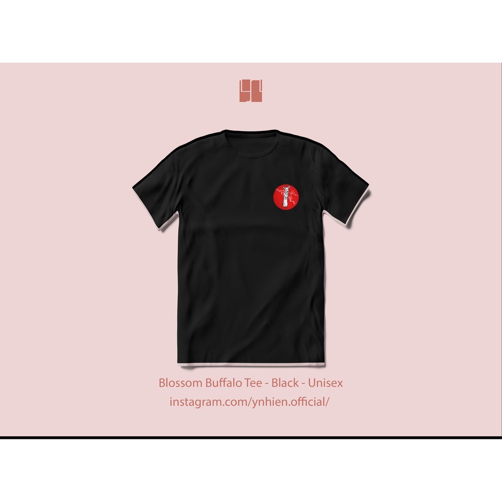 Áo thun Blossom Buffalo Tee - Black - Unisex