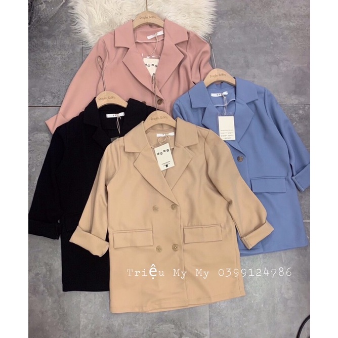 Áo Blazer 4 cúc mẫu mới Hàn Quốc / Áo vest khoác ngoài sang chảnh. | BigBuy360 - bigbuy360.vn