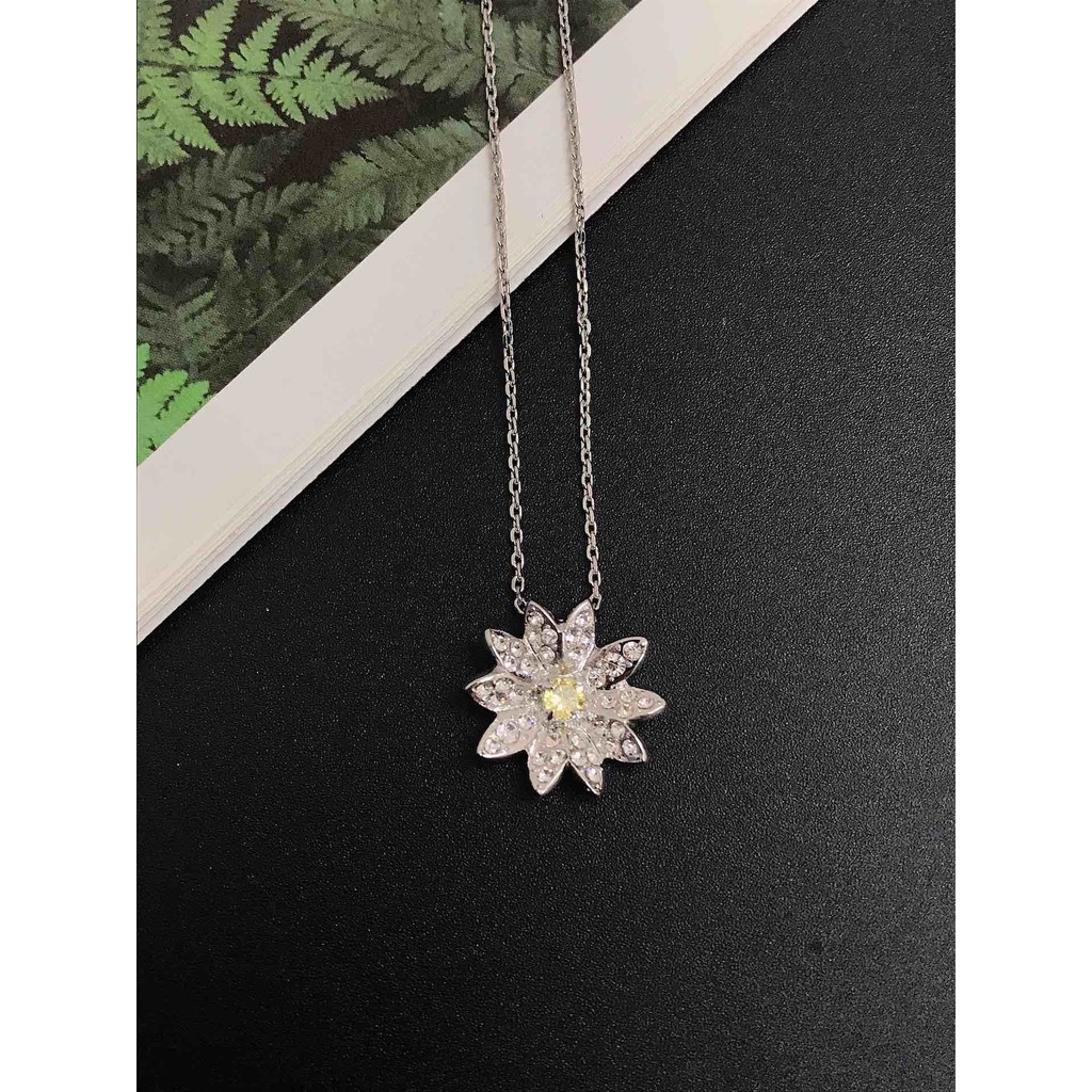 [Original] Swarovski ETERNAL FLOWER Small Daisy necklace S925 Silver Fashion Jewelry